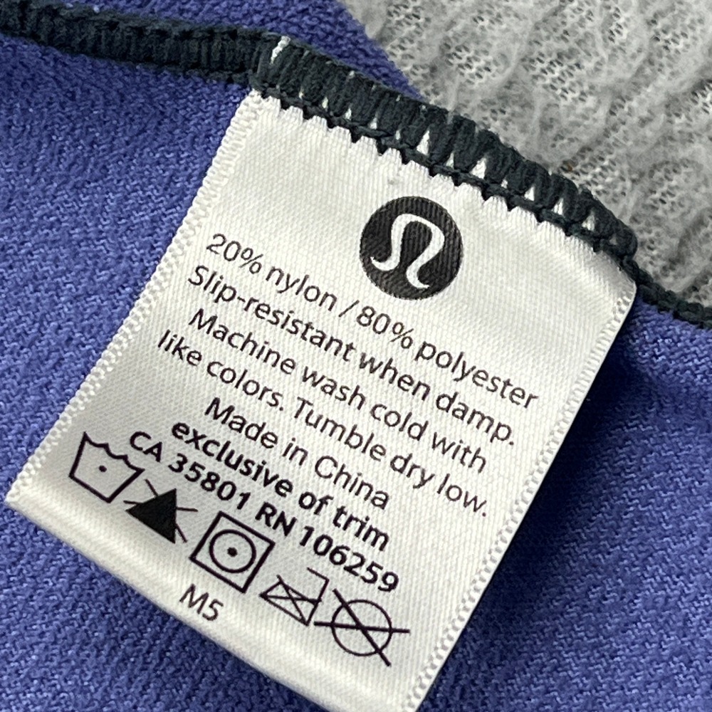 Lululemon Yoga Towel Purple Slip-Resistant Lightweight Fitness Exercise Mat - Picture 2 of 9
